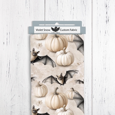 A Gentle Haunting Bats and Pumpkins